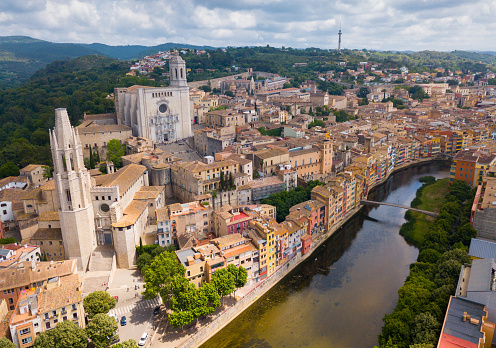 Vista desde el Dron de Girona photo