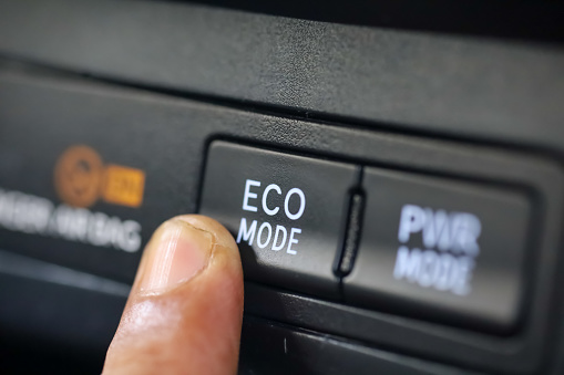 eco mode button for efficient fuel consumption