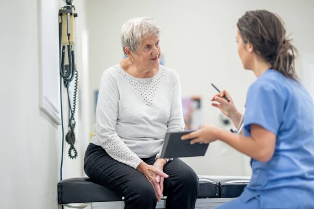 istock Senior at a Medical Appointment 1496508344