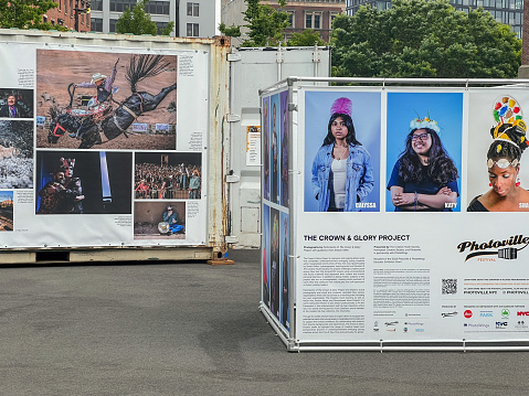 The annual photo festival, Photoville \n returned under Brooklyn Bridge in New York City.