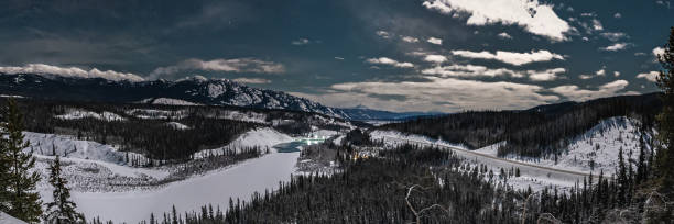 istock Panoramic, panorama view of Yukon Territory landscape, Canada 1496509682