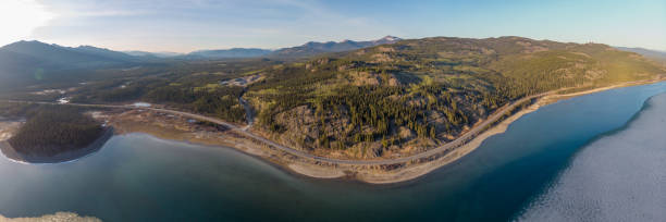 istock Panoramic, panorama view of Yukon Territory landscape, Canada 1496510898