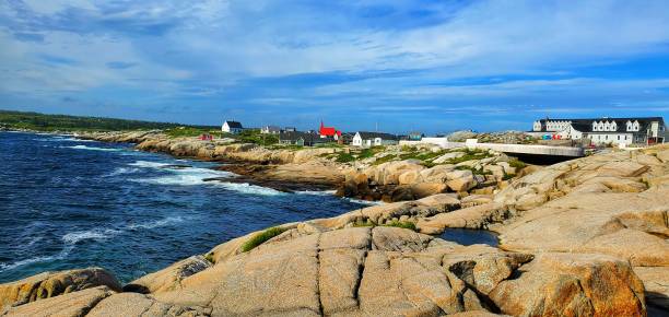 istock Peggys Cove Coast and Atlantic Ocean in Nova Scotia 1496521583