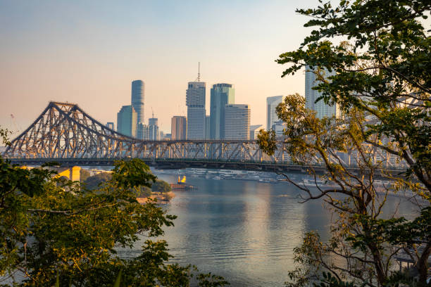 istock Story Bridge Brisbane Queensland at Sunset 1496521891