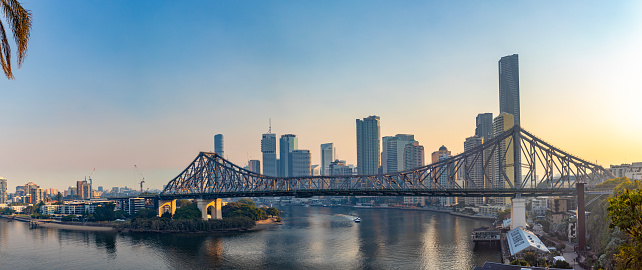 Story Bridge Brisbane Queensland at Sunset