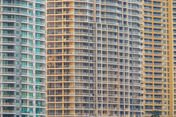 High Rise Apartment Building Abstract