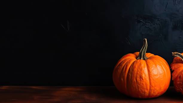 istock Halloween Background with orange pumpkins 1496522318