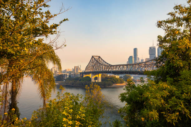 Story Bridge Brisbane Queensland at Sunset