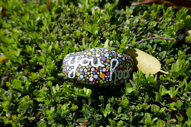 istock Kindness rock with you rock message nested on top of shrubbery 1496531337