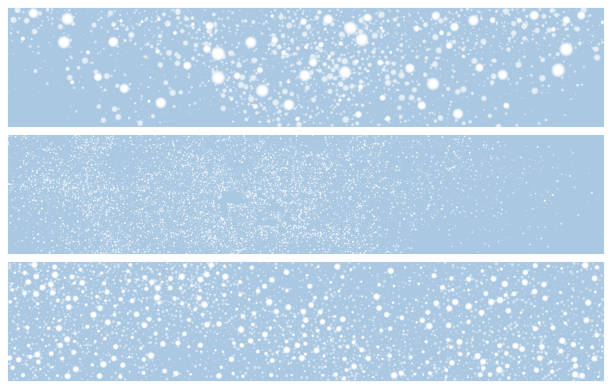 illustrations, cliparts, dessins animés et icônes de ensemble de neige blanche fond d’hiver abstrait. - backdrop decoration frost ice