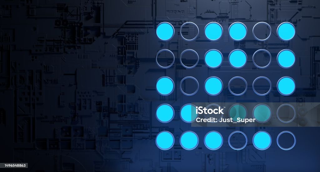 Computing Concepts Background Digital Technology Quantum Computing Concept Background Stock Photo ...