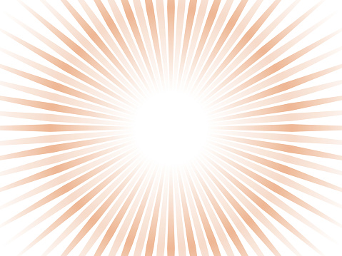 It is an abstract concentration line background of the image of the sun rays that shine thinly and ephemerally.