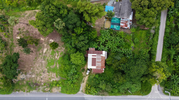 Free Stock Photo of Aerial View of a House Surrounded by Trees ...