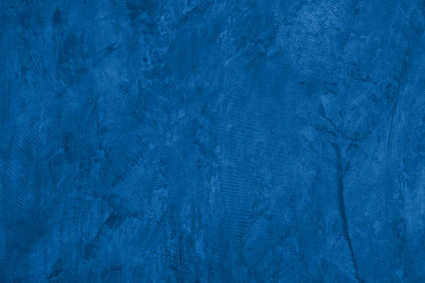 istock Old wall pattern texture cement blue dark abstract  blue color design are light with black gradient background. 1496559924