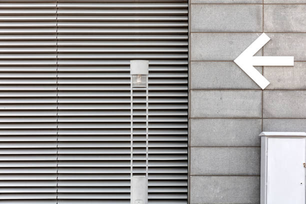 Exterior walls of modern buildings with cooling function