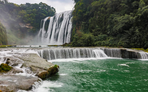 istock Huangguoshu waterfall in summer, Guizhou, China 1496567512