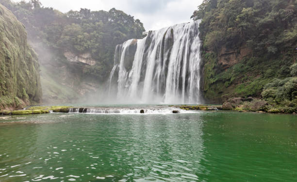 istock Huangguoshu waterfall in summer, Guizhou, China 1496567580