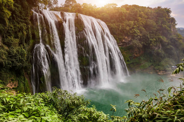 istock Huangguoshu waterfall in summer, Guizhou, China 1496567597