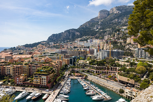 Panorama of the Fontvieille District from the Prince's Palace of Monaco