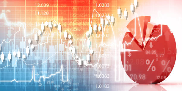 istock Stock market graph. financial reports 1496575818