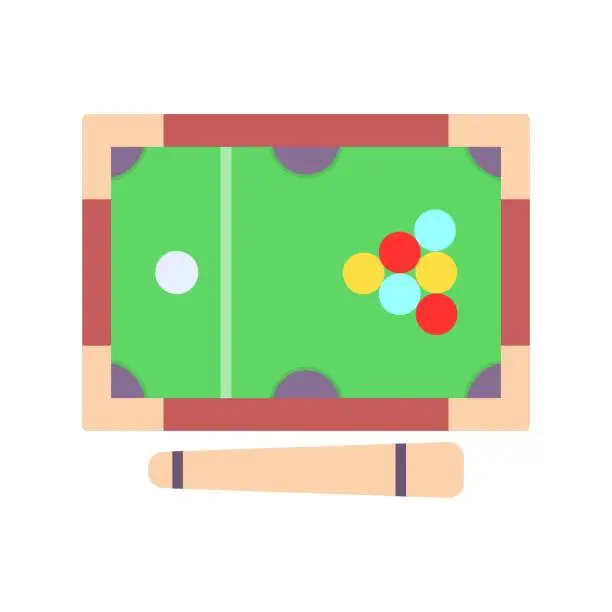 Vector illustration of Snooker Icon