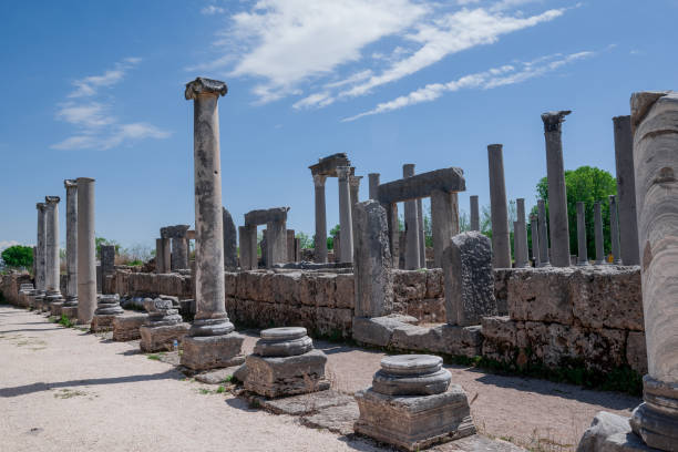 istock Greek and Roman Ruins at Perge, Turkey 1496582964
