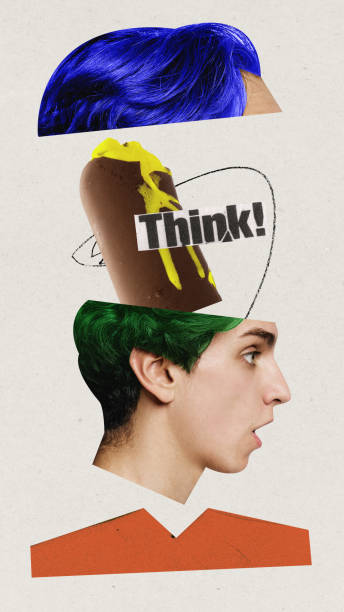 istock Young man, employee generating creative professional ideas Brainstorming and challenges. Contemporary art collage. 1496592724