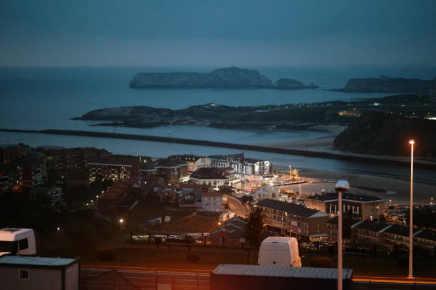 istock Suances, Cantabria, Spain, at night 1496602153