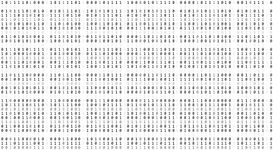 Technology Matrix Background Cyber Security With Falling Number On ...