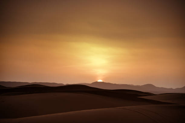 sand dunes in the maroccan desert