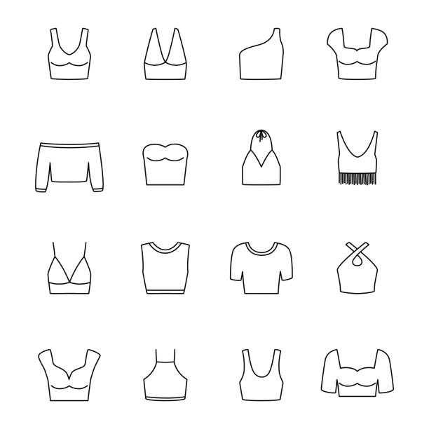 160+ Crop Top Model Stock Illustrations, Royalty-Free Vector Graphics ...