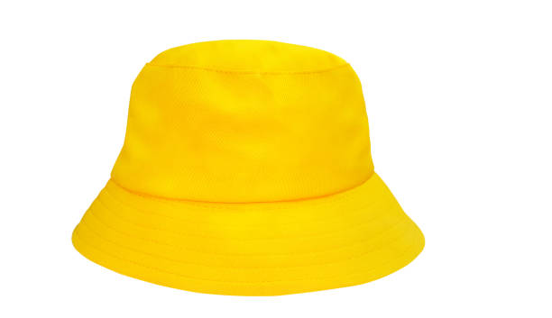 istock yellow bucket hat isolated on white 1496634305