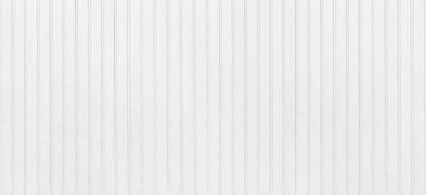 panoramic white metal siding fence striped background