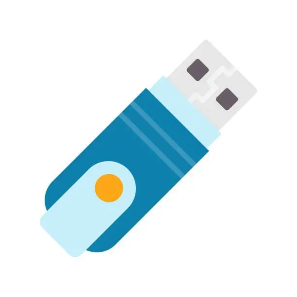 Vector illustration of Usb Flash Drive Icon