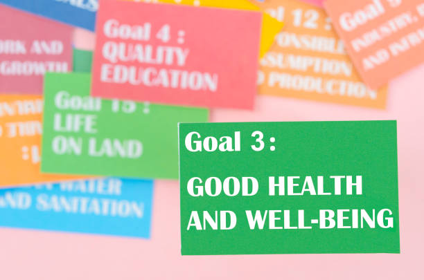 istock The Goal 3 : Good health and well being. The SDGs 17 development goals environment. Environment Development concepts. 1496641691