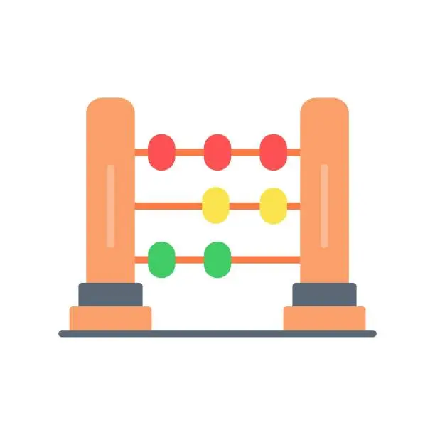 Vector illustration of Abacus Icon