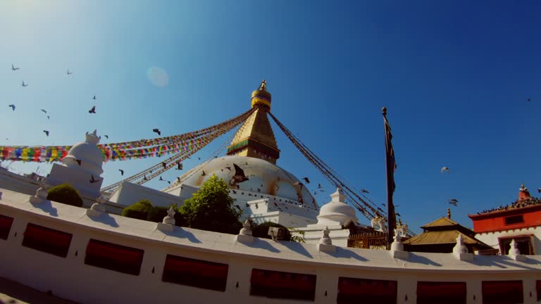 Boudhanath stupa in Kathmandu, Nepal