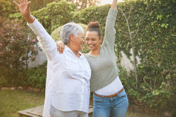 istock Daughter spending time with her mom outdoors 1496655351