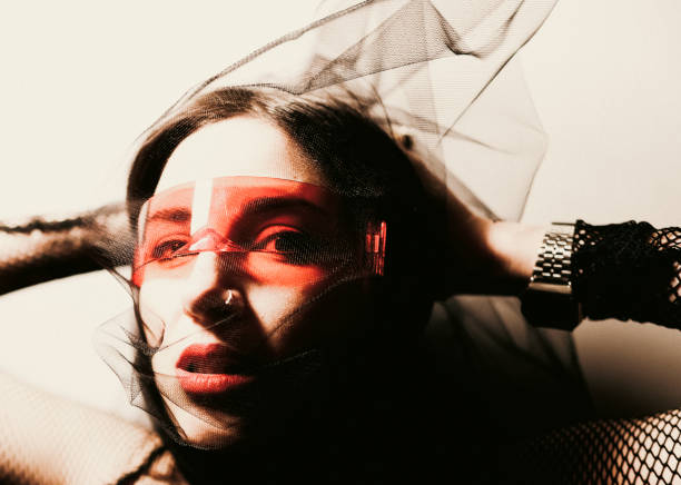 istock The mysterious woman. 1496659951