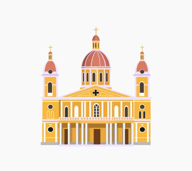 Vector illustration of Cathedral