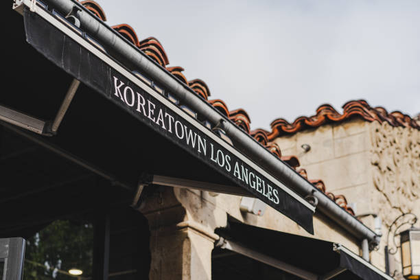 istock Koreatown sign in los angeles 1496660376