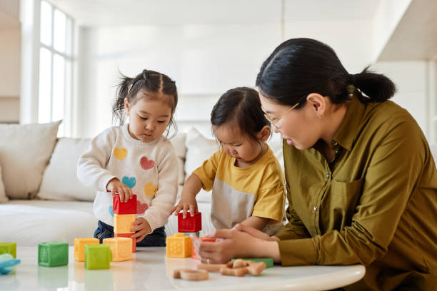 istock Mom playing with her kids 1496662908