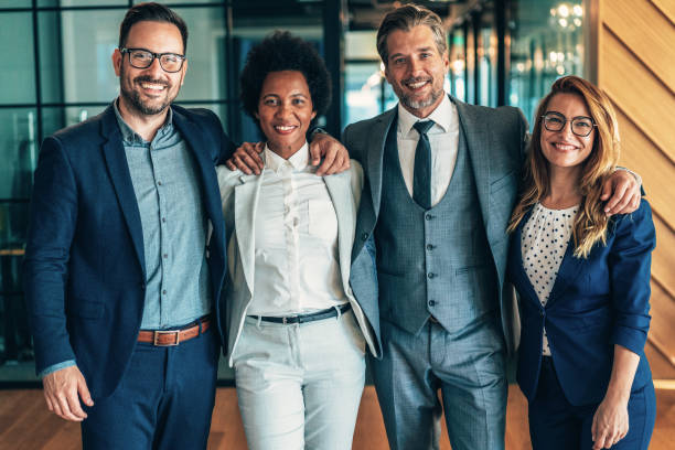 istock Portrait of business team 1496663123