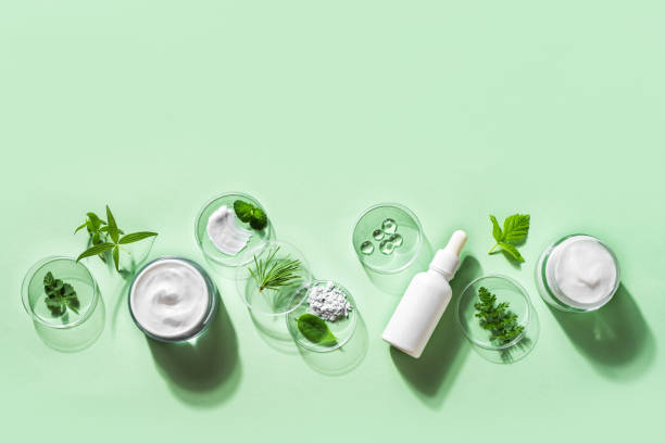 istock Organic cosmetic products and ingredients 1496667952