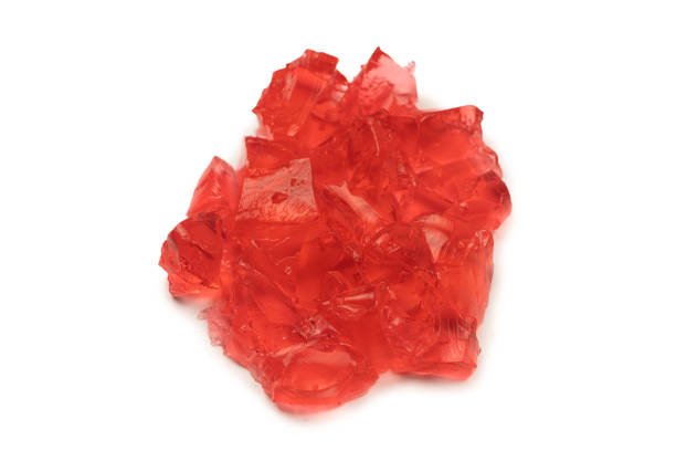 istock Sweet fruit jelly dessert isolated on a white background. 1496681890