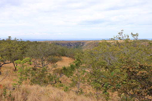the landscape near the Rincon de la Vieja an guanacaste national park in Costa Rica