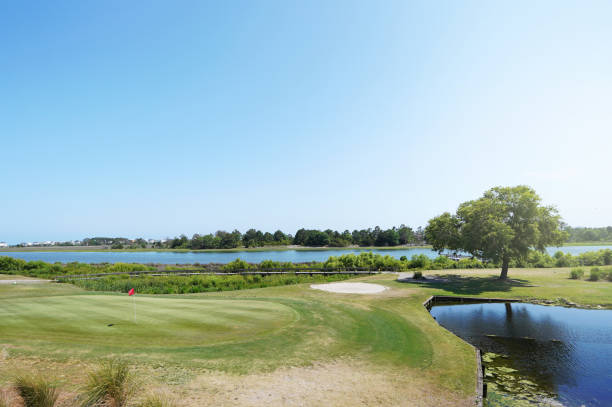 istock Waterfront golf course in Ocean Isle Beach , Brunswick County North Carolina 1496686055