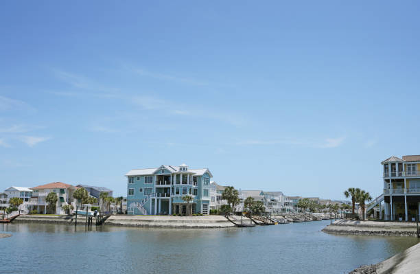 istock Waterfront homes in Ocean Isle Beach , Brunswick County North Carolina 1496686234