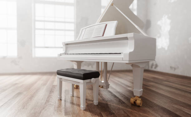 istock Classic grand piano in classical style room interior 1496688999