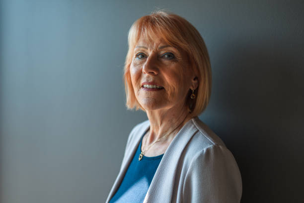 istock Mature White Woman Dressed Professionally 1496699646